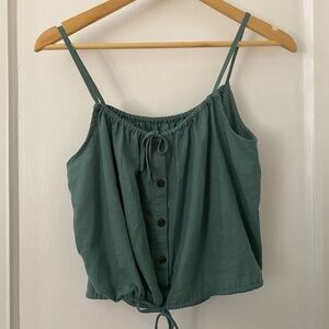 NWT Madewell Linen Bubble Top